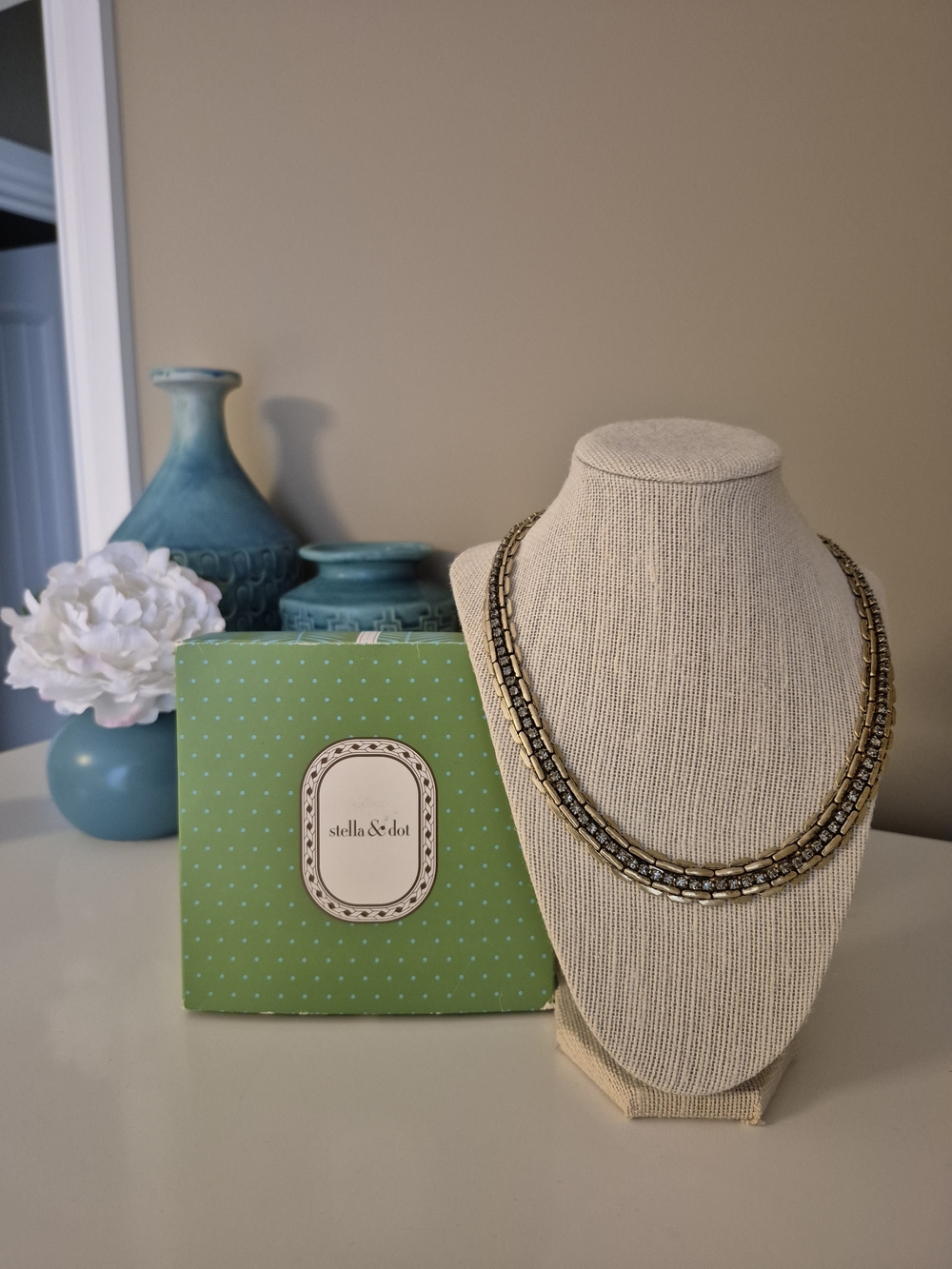 Stella & Dot Two-Tone Gold and Silver Layered Chain Necklace